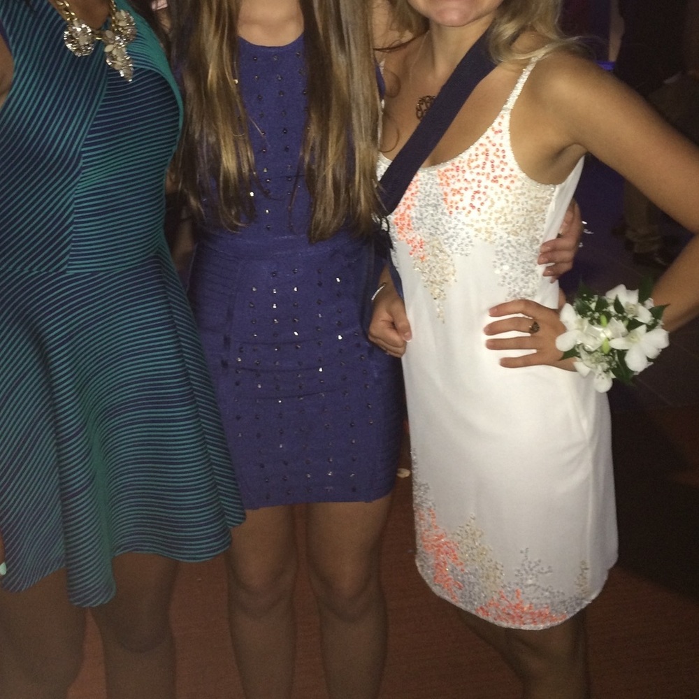 Aqua Sequin Dress